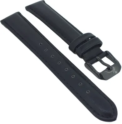 Produktbild von s.Oliver > Uhrenarmband 16mm Leder glatt schwarz > SO-3647-LQ