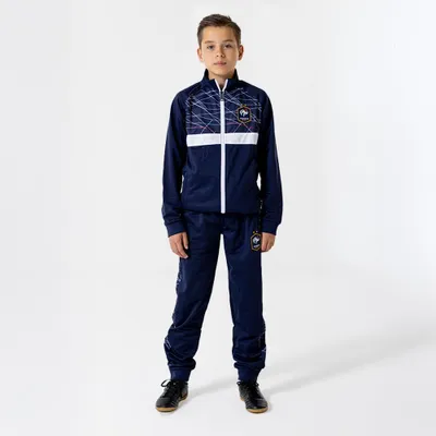 Image de Survêtement Enfant France - Taille 152 - 12 ans - Survêtement d'entraînement Football - Merchandising Officiel FFF