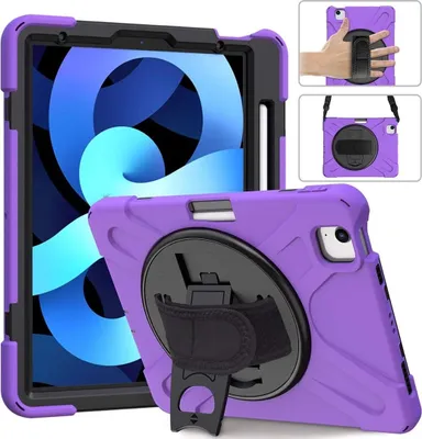 Zdjęcie produktu dla Etui na iPada Pro 5/4/3 12,9" z podstawką i uchwytem na rysik Fioletowy