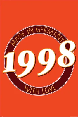 Image de Affiche d'anniversaire - Affiche - 1998 - Fabriquée en Allemagne