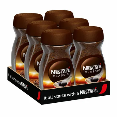 Obrázok produktu pre NESCAFÉ 12456162 NESCAFÉ Classic Instantkaffee, kräftig, 200,0 g