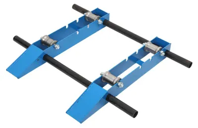 Produktbild von Kabeltrommel-Abroller - Kabeltrommelspender - 1500 kg Tragfähigkeit - Stahlrad - Für Kabel und Glasfaserkabel - Industriell