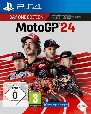 Produktbild von PLAION MotoGP 24, PlayStation 4, E (Jeder), Code in einer Box