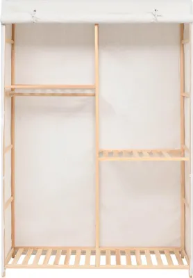 Produktbild von vidaXL Kleiderschrank mit 3 Ebenen 110 x 40 x 170 cm