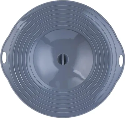 Produktbild von Topfdeckel aus Silikon, Überlaufstopper, hitzebeständig, universeller Überlaufschutz für Töpfe und Pfannen, multifunktionale Pfannenabdeckung