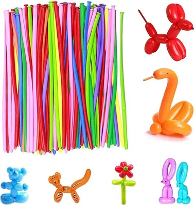 Produktbild von Mehrfarbige Modellierballons für magische Dekorationen bei Hochzeiten und Geburtstagsfeiern