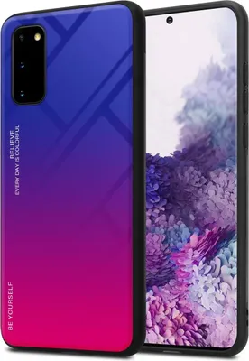 Produktbild von Cadorabo Hülle für Samsung Galaxy S20 Schutz Hülle in Schwarz Handyhülle TPU Etui Cover Case Tempered Glas