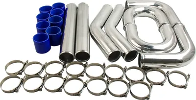 Produktbild von zestaw 3" 76 mm Turbo Intercooler Kit z uniwersalną rurą