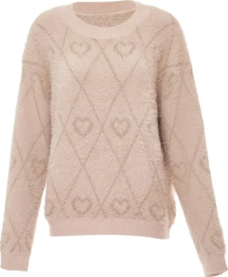 Produktbild von ebeeza damen strickpullover - rosa, M