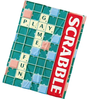 Imagen del producto de Manta de microfibra Scrabble, 150x200 cm