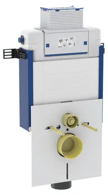 Produktbild von GEBERIT Nassbauelement Kombifix für Wand-WC 82 cm mit Omega UP-Spülkasten 12 cm für Betätigung von oben oder von vorne 110.000.00.1