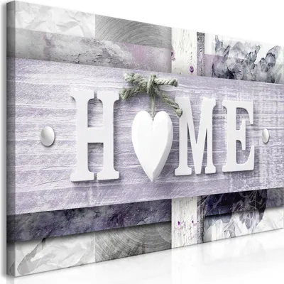 Produktbild von Wandbild Mega XXXL Home 250x125 cm Einteiliger XXL-Format Kunstdruck zur Selbstmontage Leinwandbilder moderne Bilder DIY Wanddekoration Wohnung Deko Haus Abstrakt Holz m-C-0246-ak-h