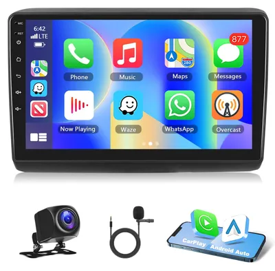 Productafbeelding van 2 GB + 64 GB Autoradio voor 2010/voor met Navi, 9 Inch Touchscreen, Bluetooth, GPS