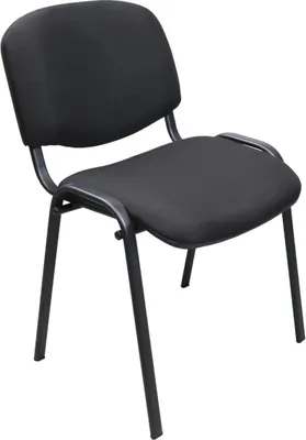 Produktbild von Besucherstuhl / Stapelstuhl, schwarz