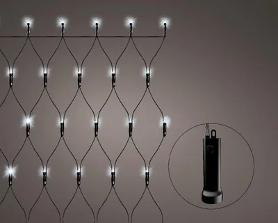 Produktbild von Kaemingk Durawise Lichternetz 192 Lichter kaltweiß