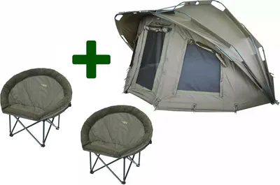 Produktbild von Fort Knox 2.0 Zelt 2Man plus 2 MK Pro Carpchairs
