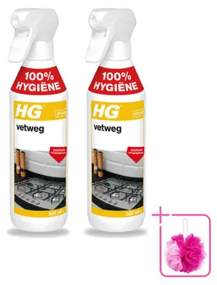 Produktbild von 2 x HG Fettweg - Maximale Reinigungskraft - 500 ml - Sparpackung - 2 Stücke