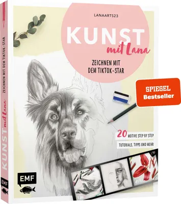 Produktbild von Kunst mit Lana - Zeichnen mit dem TikTok-Star Lanaarts23