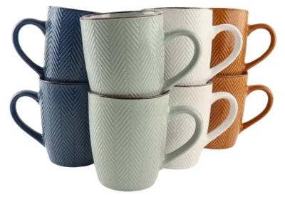 Image de Ensemble de 8 tasses à café avec anse, de différentes couleurs