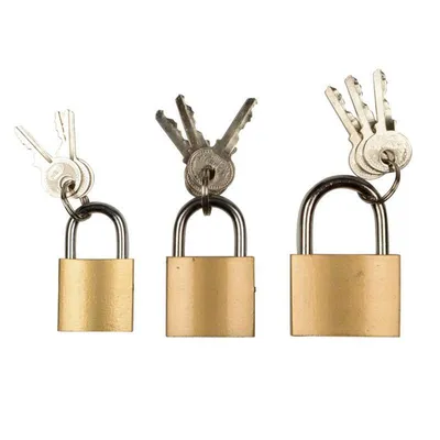 Image de KINZO - Set de 3 cadenas - 25/30/40mm - chacun 2x clés de rechange
