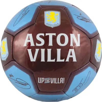 Obrázok produktu pre Aston Villa FC – futbal, s podpismi TA14305 (5) (modrá/hnedá)