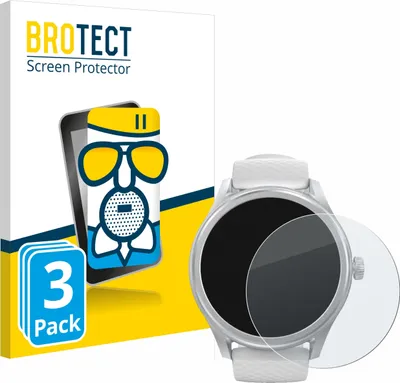 Produktbild von 3x BROTECT Entspiegelungs Schutzglas für Hama Smartwatch 5010 Schutzfolie Panzer Folie Glas Display Schutz matt