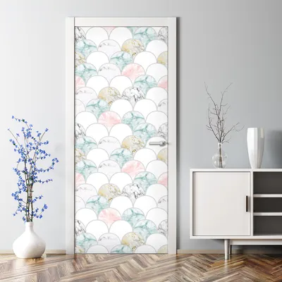Produktbild von Dekorative Türtato Aufkleber selbstklebend Klebefolie Türposter Kaktus Kakteen 70 x 200 cm