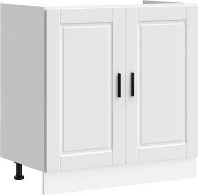 Produktbild von Spülenunterschrank Porto Weiß 80x46x81,5 cm Holzwerkstoff