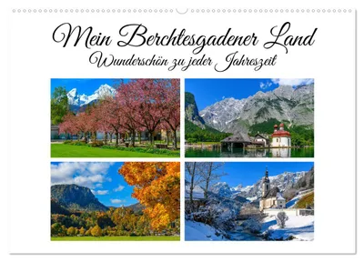 Produktbild von Mein Berchtesgadener Land - Wunderschön zu jeder Jahreszeit (Wandkalender 2027 DIN A2 quer), CALVENDO Monatskalender
