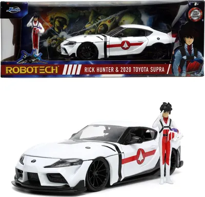 Produktbild von Jada Modellauto Hollywood Rides Robotech R. Hunter 20 Toyota Supra mit Figur 1:24 253255050