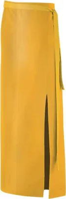 Produktbild von Schürze mit Schlitz B 100 x L 100 cm, Fb. gelb  : gelb : 65% Polyester 35%Baumwolle 220 g/m²
