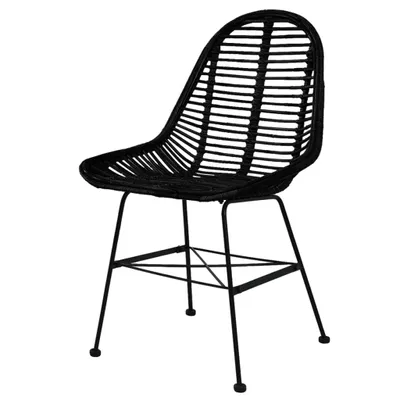Zdjęcie produktu dla VidaXL 275499, Żelazo, Rotang, 490 mm, 560 mm, 840 mm, 49 cm, 42 cm