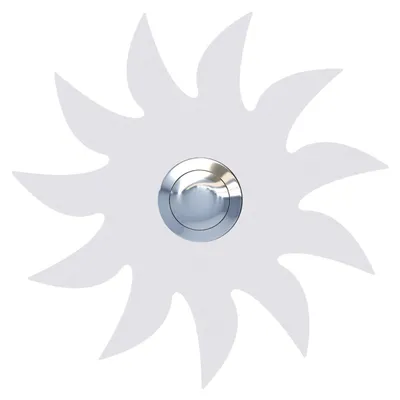 Produktbild von Türklingel Sonne in Weiß