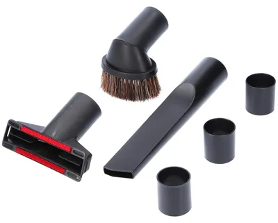 Produktbild von McFilter I Düsenset 6-teilig geeignet für Miele S8340 PowerLine und S8730 Staubsauge, Anschluss 32/35mm, mit Möbelpinsel, Polsterdüse, Fugendüse, Adapter