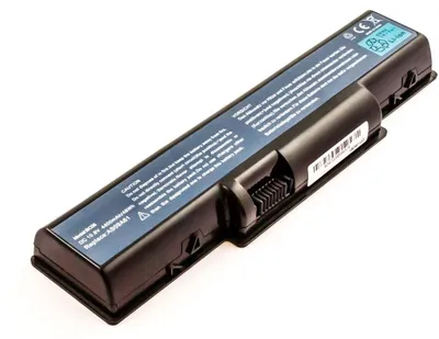 Produktbild von Akku für Acer G627 Li-Ion 11,1 Volt 4400 mAh schwarz.