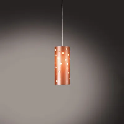 Produktbild von Moderne Aufhängung 1 Licht Polilux Polychrome Polilux Bicolour Kupfer Italy