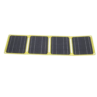 Obrázek produktu pro 40W skládací solární panel, ETFE monokrystalický, vodotěsný, USB typu C a DC, přenosná solární nabíječka s regulátorem napětí pro kempování
