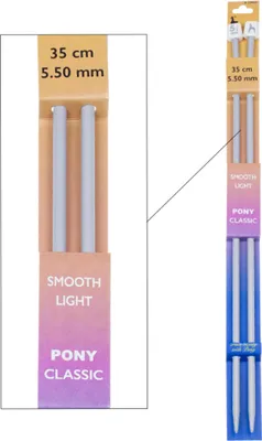 Zdjęcie produktu dla Igły długie – 5,5 mm / 35 cm długości – srebrne