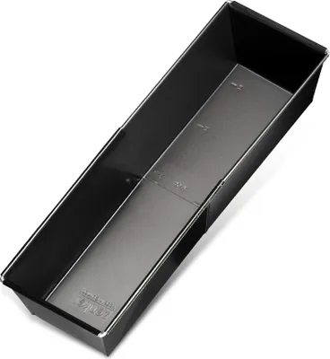 Image de Zenker Moule à pain universel extensible 28-40 cm PURE, moule à cake royal avec revêtement anti-adhésif, moule à pain de haute qualité (couleur : noir)