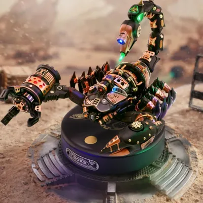 Obrázek produktu pro 3D puzzle Kaiser scorpion, 123 dílků, motor a světlo, interaktivní model, pohyblivý, technologický dárek pro teenagery a dospělé