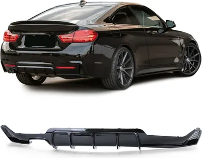 Produktbild von Heckdiffusor Performance Glanz passt für 4er BMW F32 F33 F36 425 428 430