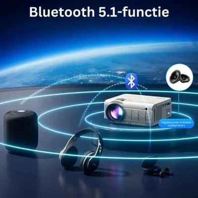 Obrázek produktu pro projektor 4K - 5G WLAN a Bluetooth - Domácí kino - 15 000 lumenů