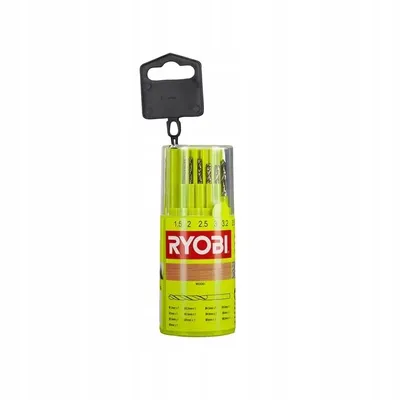 Obrázek produktu pro Ryobi RAK13HSS Sada 13 vrtáků HSS-G pro vrtání do dřeva, zdiva a kovu