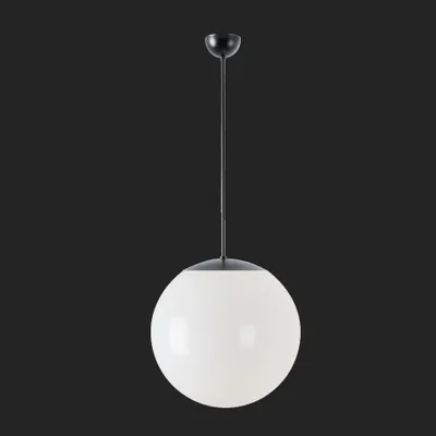 Produktbild von OSMONT ISI64310 ISIS S3 PM Hängeleuchte aus Kunststoff, schwarz/weiß, Schutzart IP40, 3000 K, 27 W LED-Notbeleuchtung, kombiniert, 1 Stunde