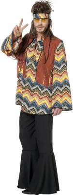 Produktbild von W5234-48 bunt Herren Hippy Hemd Partyhemd Gr.48
