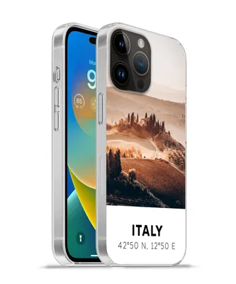 Produktbild von MuchoWow® Handyhülle Schutzhülle Hülle für Apple iPhone 14 Pro - Softcase Toskana - Italien - Sommer Silikon Softcase Handy Hülle - Umschlag