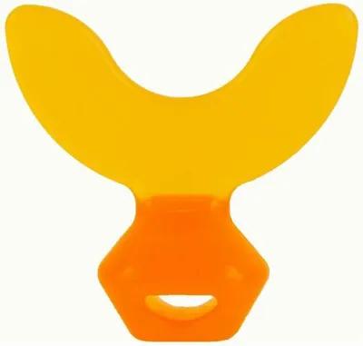Produktbild von Machouyou Beißring Orange Silikon zur Entwöhnung von Schnuller und Daumenlutschen, 2-6 Jahre