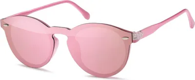 Produktbild von styleBREAKER Uni Sonnenbrille Monoglas Shield | Flaches Glas verspiegelt & UV400 | Moderne Flatlens Brille für Festival & Alltag | Inklusive Etui & Tuch