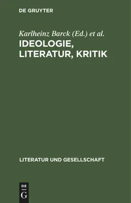 Produktbild von Ideologie, Literatur, Kritik