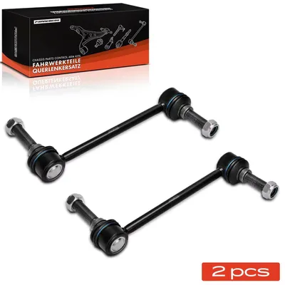 Immagine prodotto di Barra stabilizzatrice - Tirante stabilizzatore - 2 pezzi - Asse anteriore, entrambi i lati - Modelli GL-Class X164, M-Class W164, R-Class V251/W251 - Anni 2005–2014 - Codice originale 1643202132